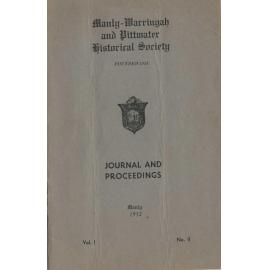 MWPHS Journal Vol 1 No 2 July 1952
