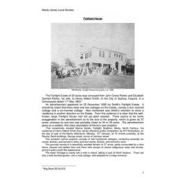 Fairlight House, Fairlight House Estate