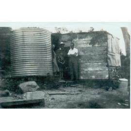 Lindeman Family home made of packing crates