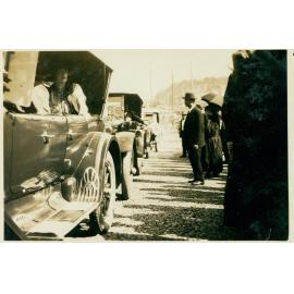 First Cars to cross newly opened Spit Bridge 1924