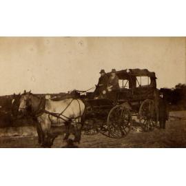 A.P. Hall horse and carriage taxi service ran between Manly and Dee Why Beach