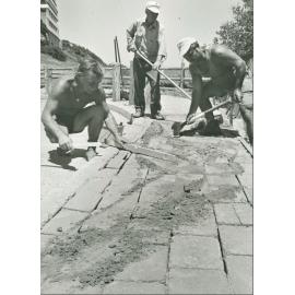New paving at Freshwater Beach