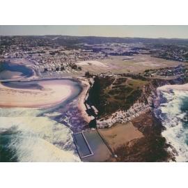 Aerial View of North Narrabeen Beach looking west towards Warriewood Valley