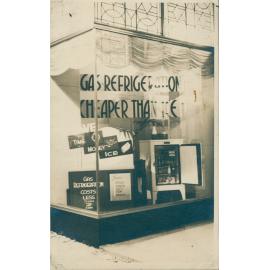 Manly Gas Company shop window gas refrigeration display, 3 Sydney Road, Manly