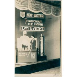 Manly Gas Company Limited showroom hot water display, at 3 Sydney Road, Manly