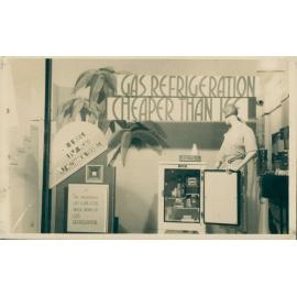 Manly Gas Company showroom refrigeration display, Sydney Road, Manly, c1936
