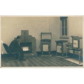 Manly Gas Company Limited showroom display with Early Kooka gas stoves, 3 Sydney Road, Manly