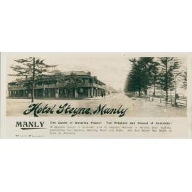 The Hotel Steyne, on the corner of The Corso and North Steyne, Manly (N.S.W.)