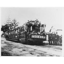 The first steam tram to run an extension of the line from Manly to Brookvale