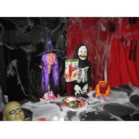 Mona Vale Library Halloween Party the Witch and Cereal Killer
