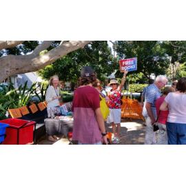 Library stall at Mona Vale Market Day