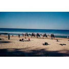 Camel walk on Manly Beach, 2001