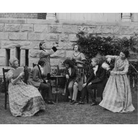 Manly Grammar School students performing a play, Manly, mid c1930s