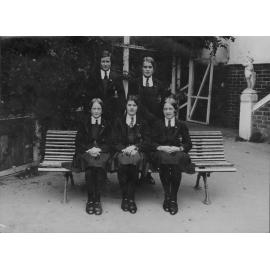 Group portrait of prefects at Brighton College, Manly, 1930