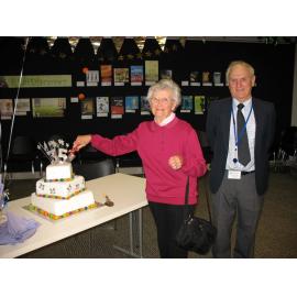 Mona Vale Library 35th Birthday Cutting the Cake
