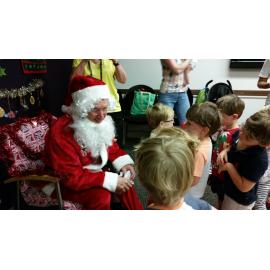 Santa's visit to Mona Vale Library storytime