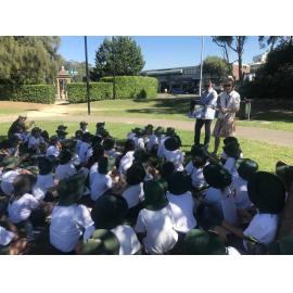 Local History Talk to Sacred Heart Students