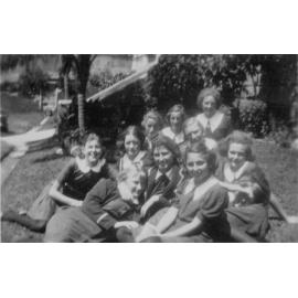 Candid portrait of Manly Grammar School pupils, Term 3, Manly, 1937
