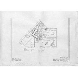Technical drawing of Brookvale Primary School site plan on Pittwater Road and Beacon Hill Rd