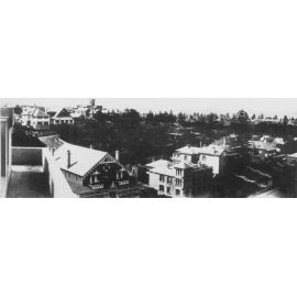 View east from Commonwealth Parade over West Esplanade, to Manly Beach, c1919