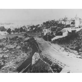View facing south, along Kangaroo Street, to Manly Cove, Manly, c1900