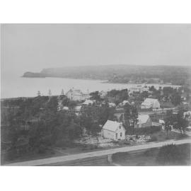 View from near Kangaroo Hill facing southeast over Manly, c1870