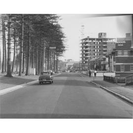 Surfways building under construction, North Steyne, Manly c1968