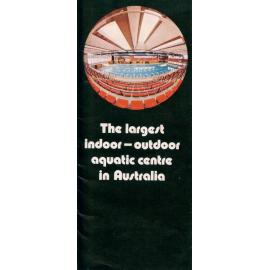 The Warringah Aquatic Centre colour brochure for the grand opening on 27 July 1979