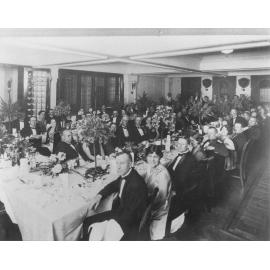 Members of Manly Council at the official opening dinner of the Hotel Manly, Manly, September 25, 1926