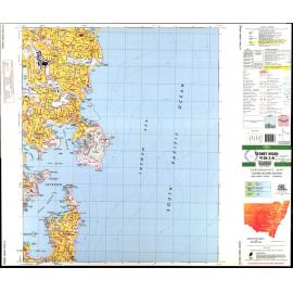 Topographic map of Sydney Heads 1987