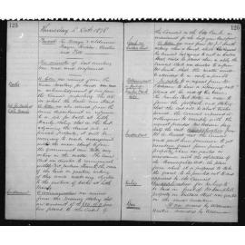 Manly Council Historical Minutes between 3 October 1878 to 9 October 1879