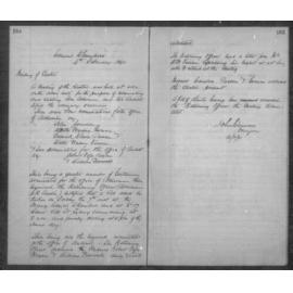 Manly Council Historical Minutes between 4 February 1890 to 9 February 1891