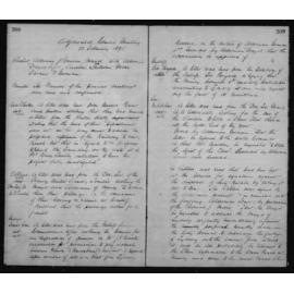 Manly Council Historical Minutes between 12 February 1891 to 10 November 1891