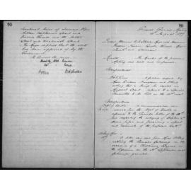 Manly Council Historical Minutes between 1 August 1899 to 5 June 1900