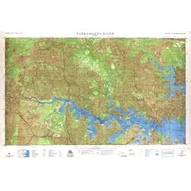 Orthophoto map from Parramatta to Seaforth