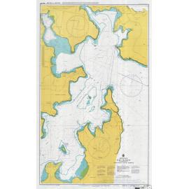 Hydrographic map of Port Jackson including North Harbour, Middle Harbour and Rose Bay