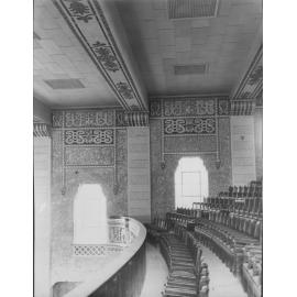 The interior of the Embassy Theatre, East Esplanade, Manly, c1933