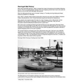 Warringah Mall History