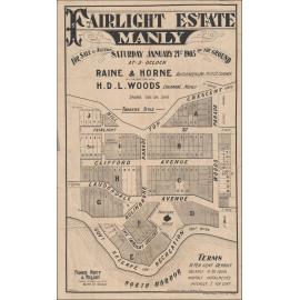 Fairlight Estate, Manly, 1905: Subdivision Plan