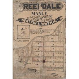 Greendale Estate, Manly, December 1884: Subdivision Plan