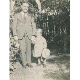 Vic Carter and his son Ken, Kensington.