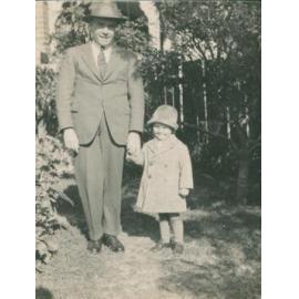 Vic Carter and his son Ken, Kensington.