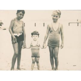 Ken and Terry Carter with friend at the Beach