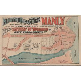 North Beach No.2, Manly, 1915: Subdivision Plan
