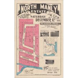 North Manly Estate, Manly, 1908: Subdivision Plan