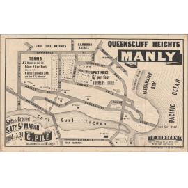 Queenscliff Heights, Manly, 1904: Subdivision Plan