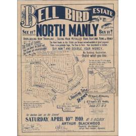 Bellbird Estate, King of Estates, Manly, 1910: Subdivision Plan