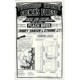 Township Estate, Frenchs Forest : Subdivision plan