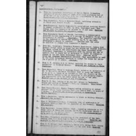 Manly Council Historical Minutes between 14 August 1917 to 25 June 1918
