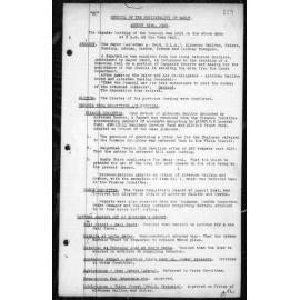Manly Council Historical Minutes between 30 August 1920 to 11 April 1921